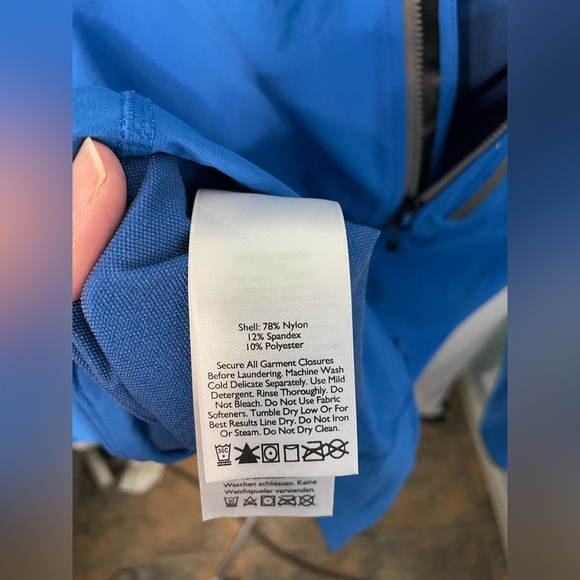 EUC Men’s small Eddie Bauer blue‎ hooded First Ascent Jacket - Picture 8 of 9